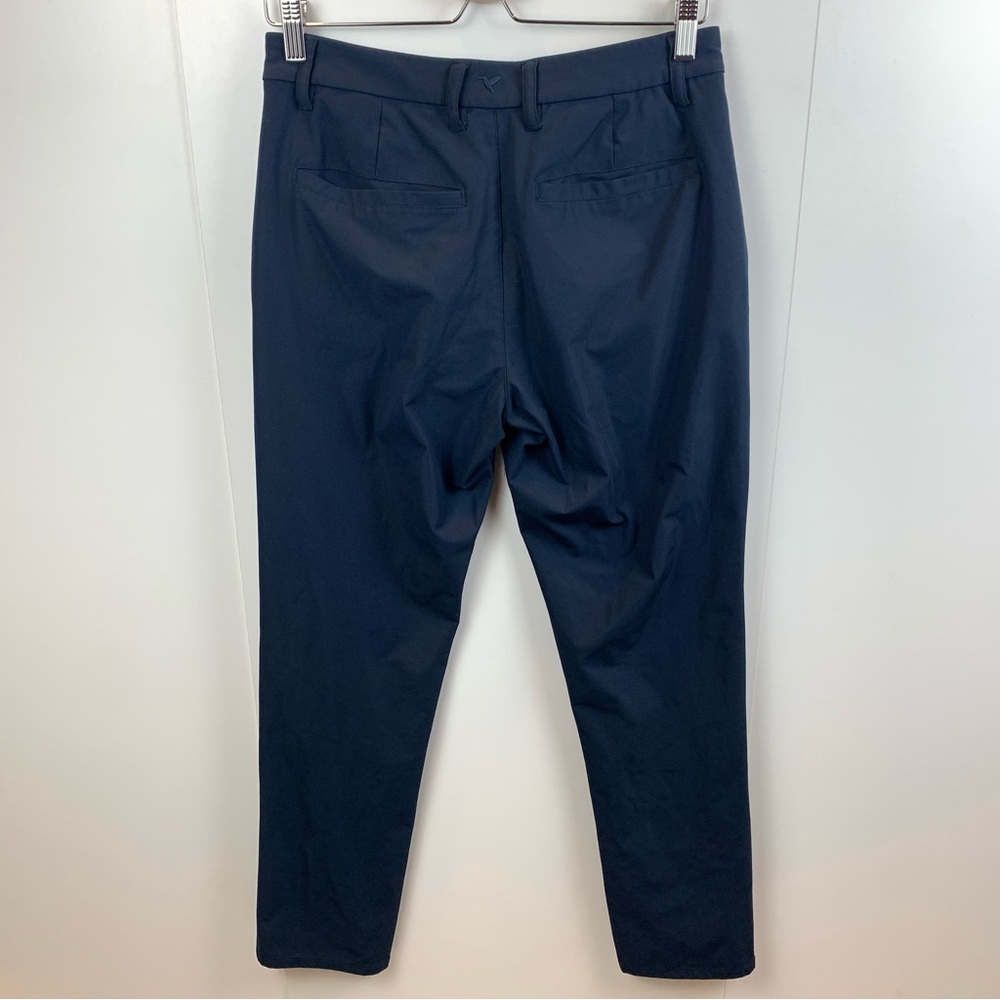 Birddogs Navy Blue Tech Pants Slim Fit Stretch Zipper Pockets 30W x 30L *hemmed* - Picture 4 of 6